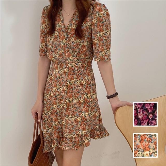 韓国 ファッション レディース ワンピース 夏 春 カジュアル Naloi486 アシンメトリー パフスリーブ カシュクール シンプル コーデ 定番の通販はau Pay マーケット 韓国ファッション お呼ばれ パーティードレス Natu Loha ナチュロハ 商品ロットナンバー