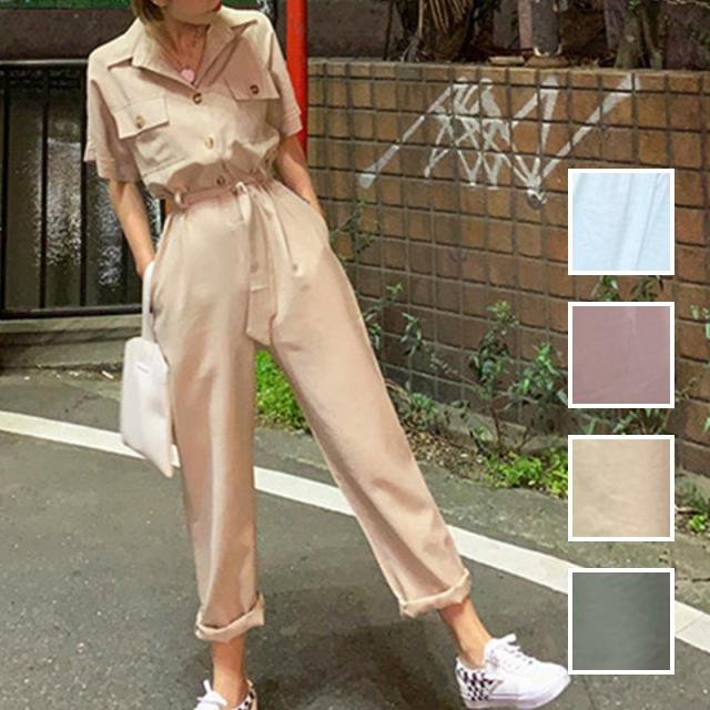 在庫限り 完売次第終了ぽっきりsale 韓国 ファッション レディース オールインワン オーバーオール 春 夏 秋 新作 カジュアル Naloj621 ゆったり ジャンプスーツ ウエストマ 安心の日本製 Www Iacymperu Org