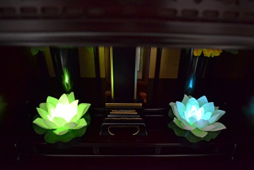 やんわり点灯する 造花 の 仏花 ロータス 蓮はな 一対 虹色の通販はau Pay マーケット Cente 商品ロットナンバー