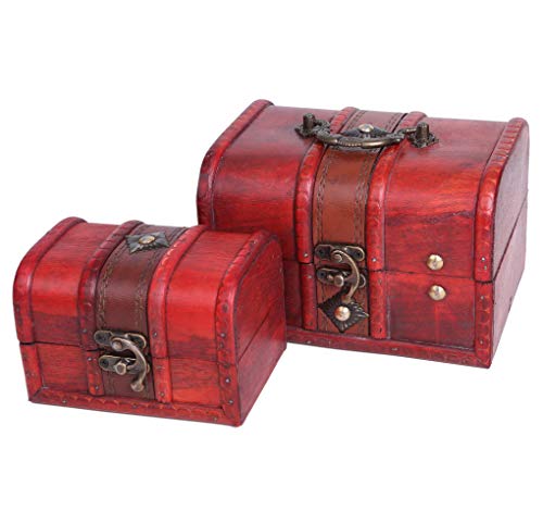 Cente フリーウェイ 宝箱 レトロ アンティーク おしゃれ 小物入れ 収納 海賊 財宝 大小 2個 セット 木製 手作り ハンドメイド パイレの通販はau Pay マーケット Cente 商品ロットナンバー