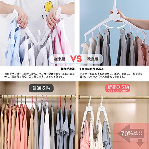 商品名 最新版 洗濯ハンガー ワンタッチハンガー 折りたたみハンガー 8連ハンガー 反転必要無し 便利ハンガー 省スーペス 室内屋外兼用の通販はau Pay マーケット オリエントショップ 商品ロットナンバー