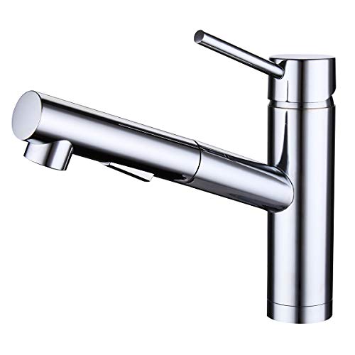 内祝い Crea キッチン蛇口 引出しホース式水栓 キッチン用水栓 シングルレバーワンホールキッチン水栓 伸縮 1度回転 2wayの吐水式 泡沫水流 シ 人気ブランド Centrodeladultomayor Com Uy