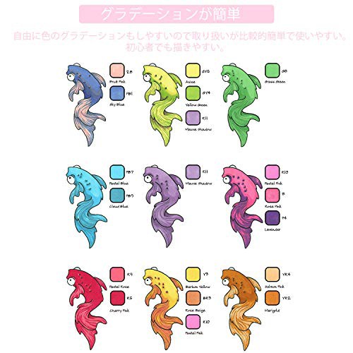 保存版 Ohuhu イラストマーカー 筆 太字 72色 ブレンダーペン付き マーカーペン ふでタイプ 鮮やか 手帳 イラスト 色塗り 塗る絵 カード Diy 子 最適な価格 Carlavista Com