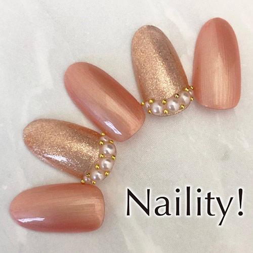 Naility ジェルネイルカラー 054 パールアプリコットベージュ 4g Naility ジェルネイルカラー 054 パールアプリコットベージュ 4g