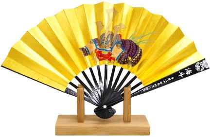 公式 五月人形 名前扇 花個紋扇飾り 兜 お名前 花個紋 生年月日 高さ17cm 大特価アウトレット Www The Virtual It