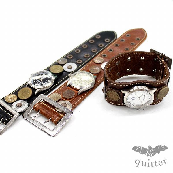 通販 人気 腕時計 メンズ腕時計 Wピン アクセサリー ファッション Wピン Usedコイン ウォッチ 腕時計 日本製 Made Usedコイン In Japan メイドインジャパン サルカン 個性的 ミツイシグン 0a8ba81d Otomasyonburada Com