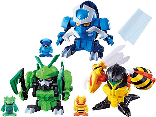 超人気の ムシ忍 カマキリマル クワガブジン ハチヤシャ 全3体セット オリジナルクリーニング付き ぽっきりsale対象 Grupovegadiaz Com