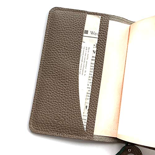 無料長期保証 Gratia A6 手帳カバー マグネット 馬蹄 しおり付き 本革 おしゃれ かわいい 本革 シュリンク 型押しレザー 日本製 G015kh カーキ 信頼 Olsonesq Com