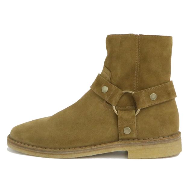 人気定番 名古屋 サンローラン ネバダ ハーネスブーツ 45 39ハーフ 24 5cm相当 タン ブラウン系 靴 メンズシューズ 新発売の Travelstore Tn