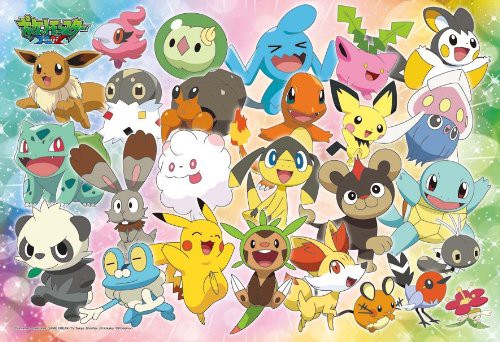 売り尽くし価格 108ピース ジグソーパズル ポケットモンスターxy みんな仲良し ラージピース 26x38cm 手数料安い