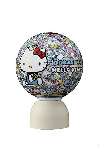 60ピース 光る球体パズル パズランタン DORAEMON HELLO KITTY ドラえもん×ハローキティ