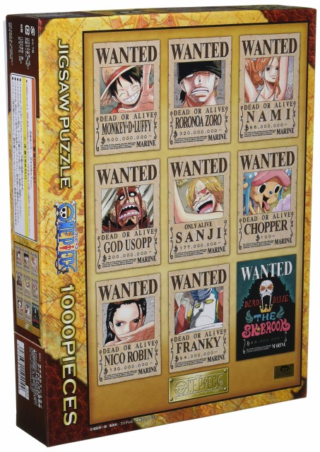 最安 1000ピース ジグソーパズル One Piece New Wanted Posters 50x75cm 海外最新 Carlavista Com