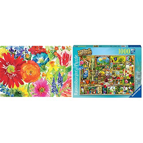 ジグソーパズル 海外製 アメリカ Ravensburger Abundant Blooms 1000 Piece Jigsaw Puzzle for Adults