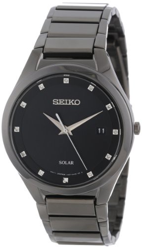 腕時計 セイコー メンズ Seiko Men's SNE243 Solar Stainless Steel Dress Watch