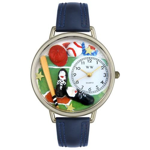 売り超安い プレゼント Whimsical 腕時計 Style Gifts 腕時計男女兼用 ユニセックス Watch In Baseball 気まぐれなかわいい 通販 Silver Large Style 新販売センター