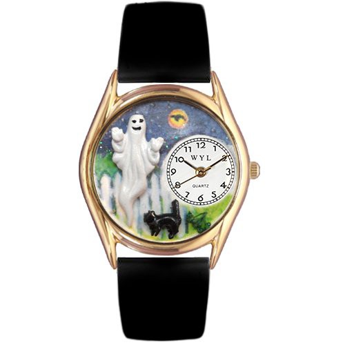 手数料安い 腕時計 気まぐれなかわいい プレゼント Whimsical Gifts Halloween Ghost Watch In Gold Small Styl メール便全国送料無料 Blog Collegesuggest Com