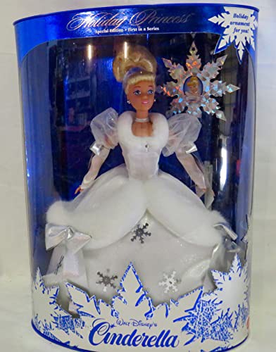 肌触りがいい シンデレラ ディズニープリンセス Mattel 1996 Disney Holiday Princess Cinderella Barbie 最も優遇