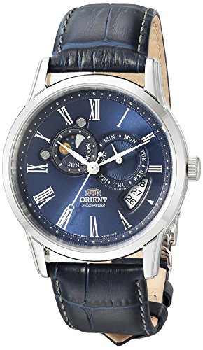 腕時計 オリエント メンズ Orient Men's FET0T004D0 Classic Sun and Moon Version 2 Analog Automatic Bl