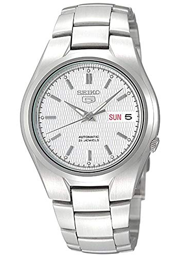 seiko 5 silver dial