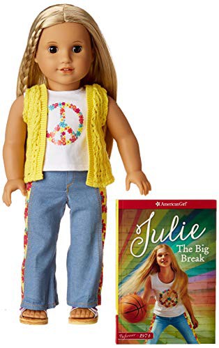 アメリカンガールドール 赤ちゃん おままごと American Girl Julie Doll & Paperback Book