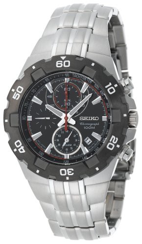 春先取りの 【当店1年保証 Silver-Tone】セイコーSeiko Men's SNAD35 Alarm Silver-Tone Black Bezel Sport SNAD35 Alarm Chronograph Watch, コウリョウチョウ:768c3da7 --- kzdic.de 春先取りの 【当店1年保証 Silver-Tone】セイコーSeiko Men's SNAD35 Alarm Silver-Tone Black Bezel Sport SNAD35 Alarm Chronograph Watch, コウリョウチョウ:768c3da7 --- kzdic.de