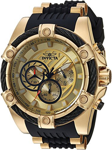 腕時計 インヴィクタ インビクタ Invicta Men's Bolt Stainless Steel Quartz Watch with Silicone Str