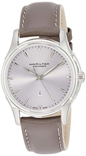 腕時計 ハミルトン レディース Hamilton Jazzmaster Automatic Diamond Silver Dial Ladies Watch H3231