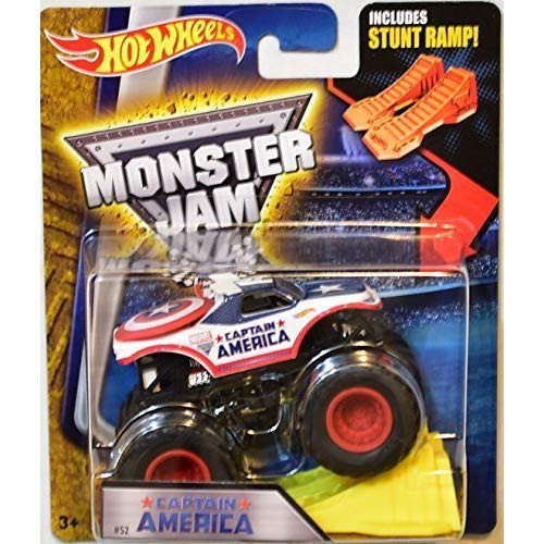 hot wheels monster jam captain america