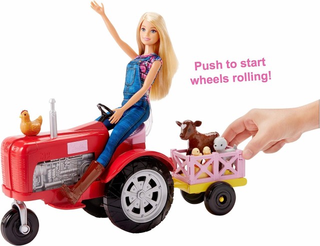 barbie doll tractor