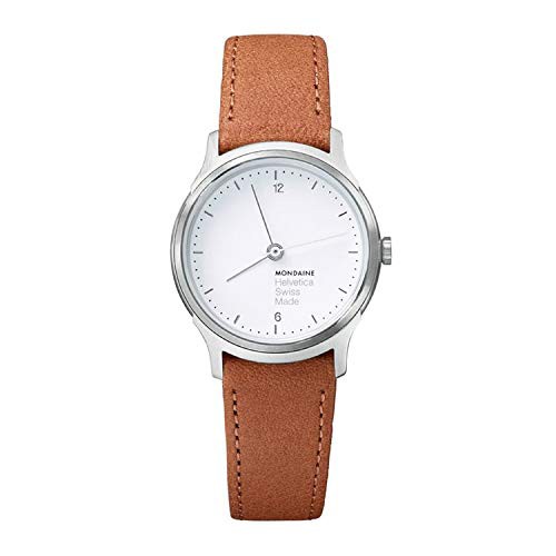 腕時計 モンディーン 北欧 Mondaine Helvetica MH1.L1110.LG Womens Watch 26mm - Wrist Watch Brown Leat