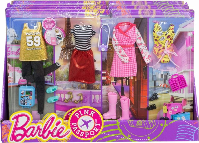 barbie pink passport doll