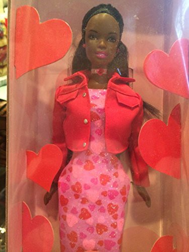 スペシャル限定品 バービー Very With 人形 着せ替え Heart バービー人形 Pink おもちゃ 趣味 Dress Very Valentine Black Barbie 秋冬再販