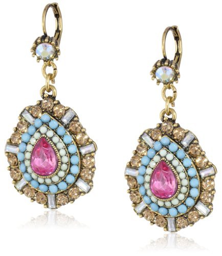 ベッツィ・ジョンソン ピアス アメリカ Betsey Johnson Crystal Teardrop Earrings