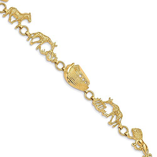 品多く Bonyak inch JewelryBonyak Jewelry Textured 14k in Polished and Textured Noah's Ark 7 inch Bracelet in 14k Yellow Gold, 出水郡:2dbbda8b --- kzdic.de 品多く Bonyak inch JewelryBonyak Jewelry Textured 14k in Polished and Textured Noah's Ark 7 inch Bracelet in 14k Yellow Gold, 出水郡:2dbbda8b --- kzdic.de