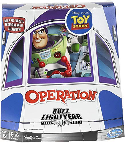 即納特典付き ボードゲーム 英語 アメリカ Hasbro Gaming Operation Disney Pixar Toy Story Buzz Lightyear Board Ga 正規取扱店