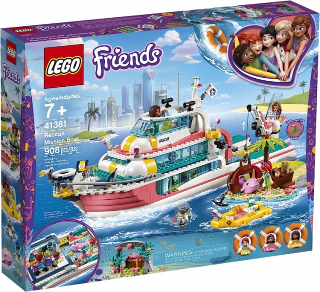 lego friends rescue mission boat