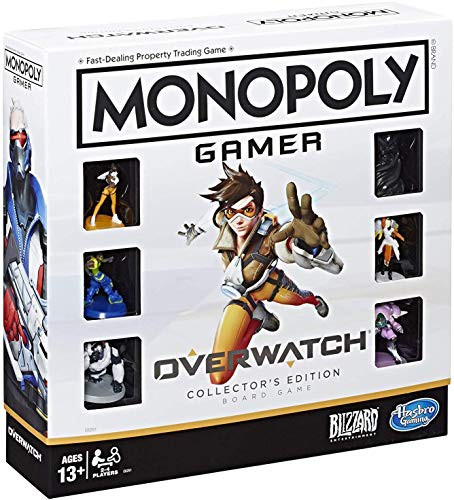 高評価大特価放出 Monopoly ボードゲーム Gamer Overwatch Edition 英語 ボードゲーム Collector S アメリカ Game For Overwatch Board For Ages 13 And Sale 13 Off