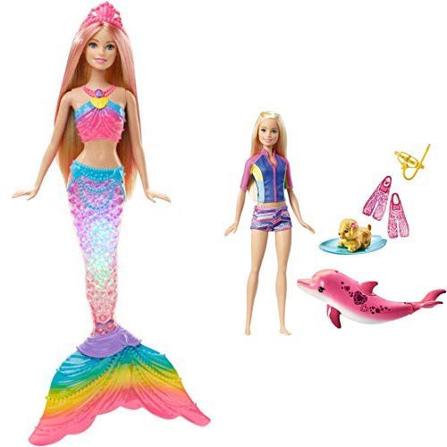 barbie mermaid with dolphin