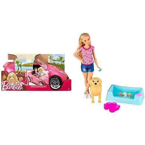 バービーbarbie Glam Convertible And Barbie Newborn Pups Doll Petsの通販はau Wowma ワウマ プラネットドリーム 商品ロットナンバー