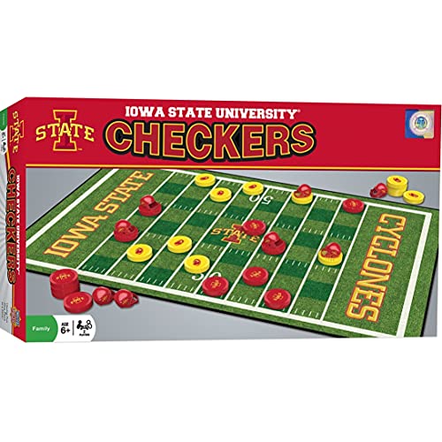 ブランドおしゃれ ボードゲーム 英語 アメリカ Masterpieces Ncaa Iowa State Cyclones Checkers Board Game For Ages 6 今月限定 特別大特価 Asianatusah Shop