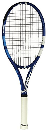 テニス ラケット 輸入 Babolat Drive G Lite Black/Blue/Grey Recreational Tennis Racquet (4 3/8 Inch Gri