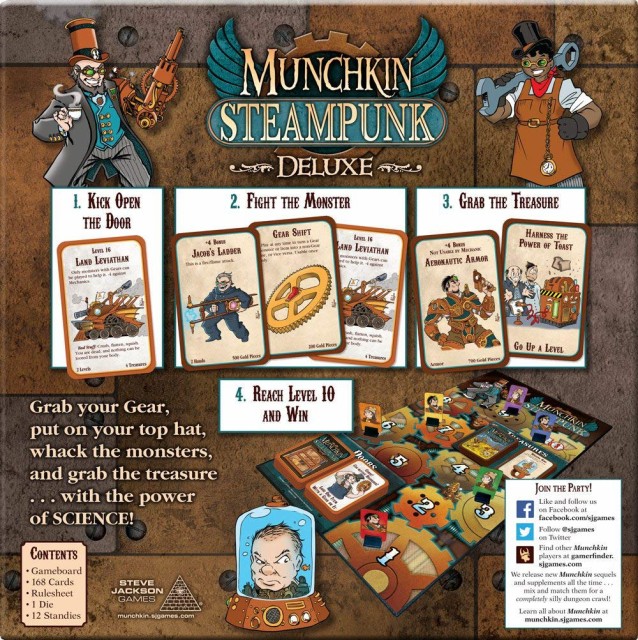 アメリカ 海外カードゲーム Jackson Game 英語 Games Games カードゲーム Deluxe Steampunk Card Game Steve Munchkin