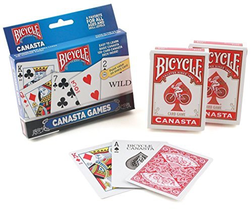 保存版 海外カードゲーム 英語 アメリカ Bicycle Canasta Games Playing Cards Assorted 3 Pack 人気再入荷