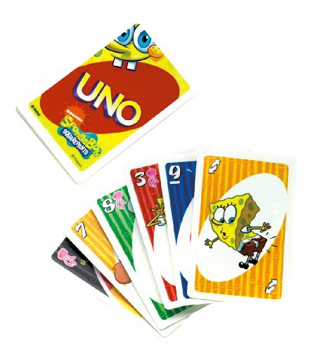 アメリカ その他カードゲーム 海外カードゲーム Squarepants Spongebob Game Card Mattel アメリカ Game Uno By 英語 By Nickelodeon