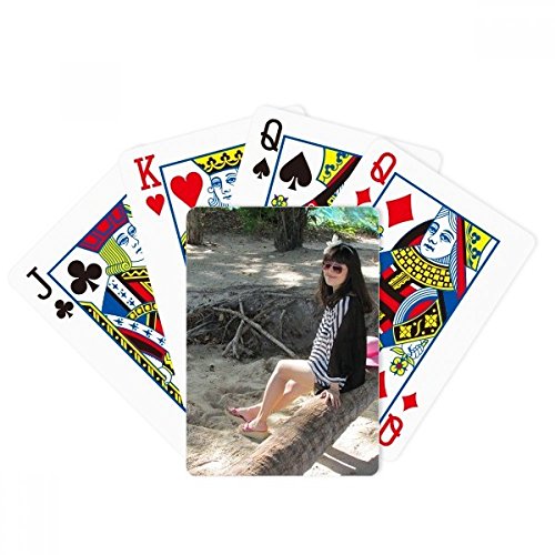 高い素材 海外カードゲーム 英語 アメリカ Diythinker Beach Coconut Ellie Yao Sea Pink Hat Poker Playing Car 再値下げ