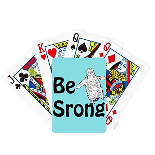 大人気 海外カードゲーム 英語 アメリカ Diythinker Strong Strengthen Perseverance Poker Playing Card Tabl 無条件 特別価格 Imhungry Co