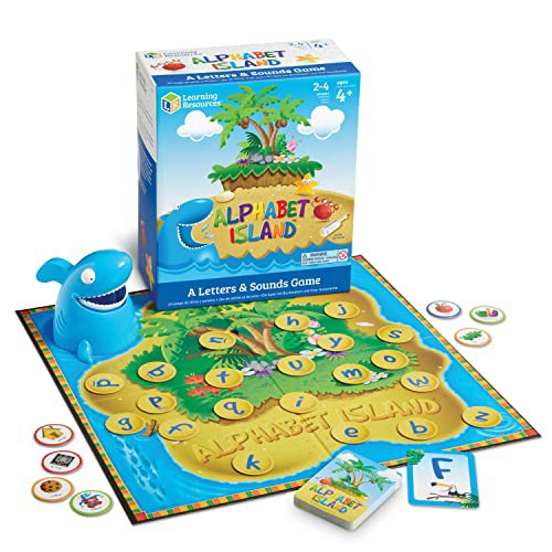 売り出し安い アメリカ 英語 その他ボードゲーム Island Letter 英語 Alphabet Game 通販 Deve ボードゲーム Learning Resources Sounds Language お買い得特売