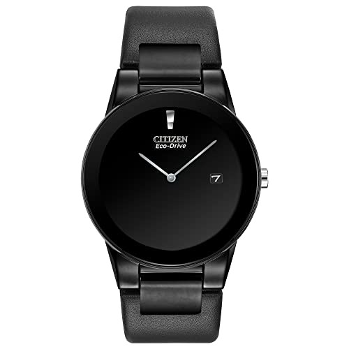 独特の上品 【当店1年保証】シチズンCitizen Men's Eco-Drive Watch Axiom Axiom Watch with Black Band, Leather Band, AU1065-07E, 和歌山市:10691236 --- kzdic.de 独特の上品 【当店1年保証】シチズンCitizen Men's Eco-Drive Watch Axiom Axiom Watch with Black Band, Leather Band, AU1065-07E, 和歌山市:10691236 --- kzdic.de