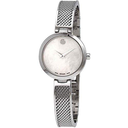 腕時計 モバード レディース Movado Amika Mother of Pearl Dial Bangle Ladies Watch 0607361