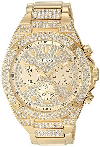 爆売りセール開催中 Guess ゲス 腕時計 Guess Gw0059g2 Model 24 Gold Strap Steel Stainless With Watch Analog Men S 腕時計メンズ Kuzhniy Cv Ua
